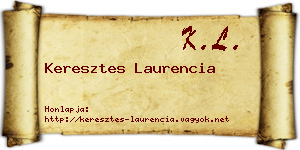 Keresztes Laurencia névjegykártya